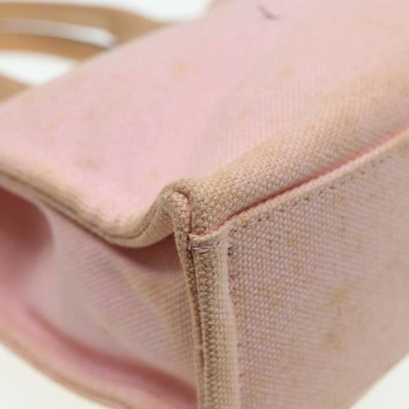 BURBERRY Blue Label Hand Bag Canvas Pink Beige Auth ti1990 - Picture 16 of 16